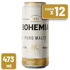 Cerveja Bohemia Lata 473ml 