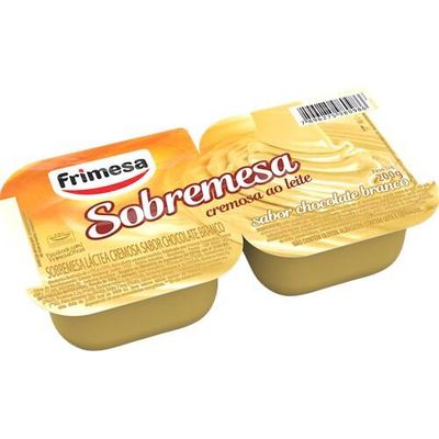 Sobremesa Frimesa Chocolate Branco Embalagem 200g