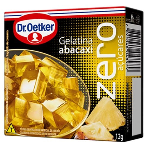 Gelatina em Pó Abacaxi Zero Dr.Oetker 12g
