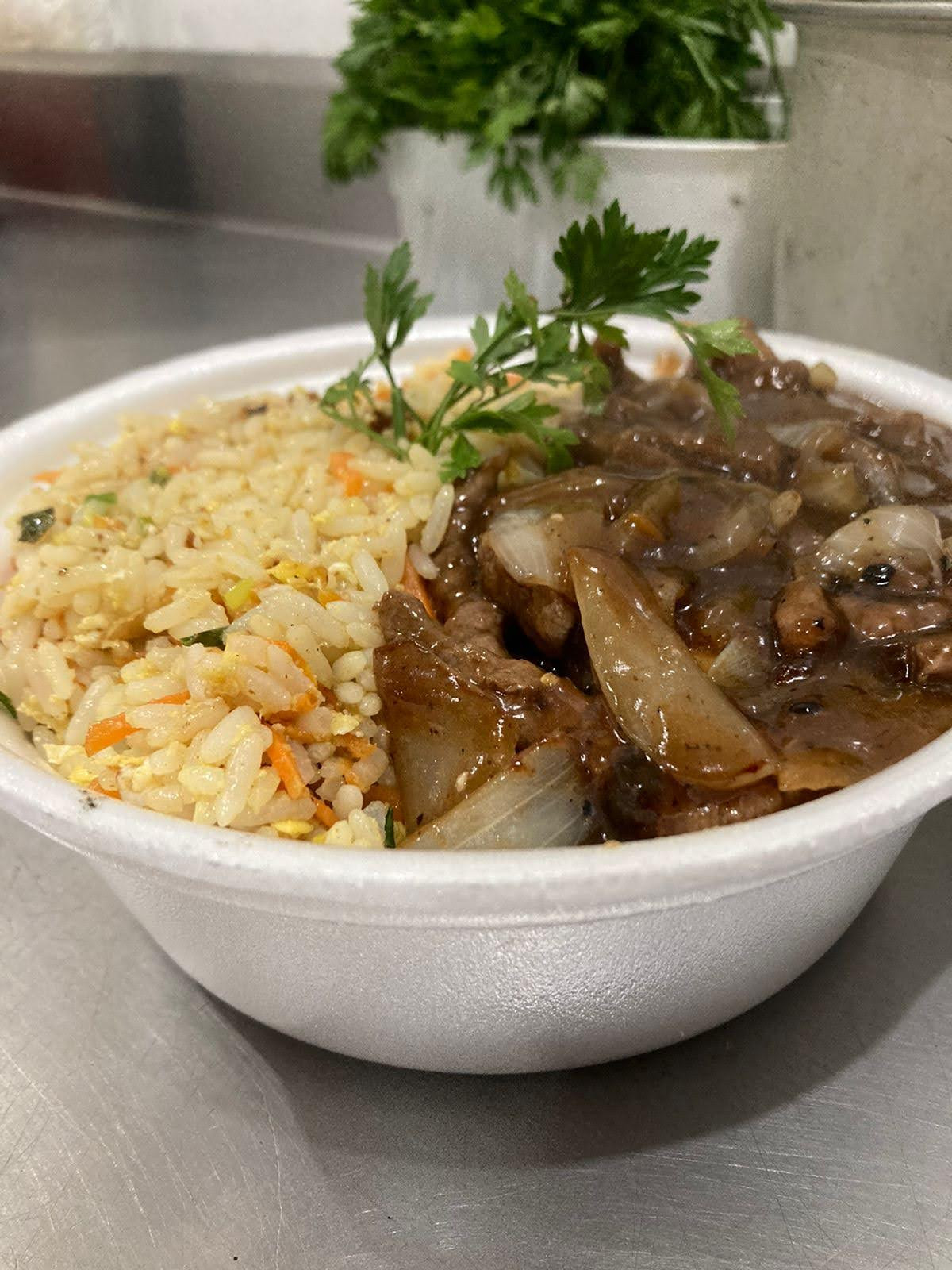 CARNE ACEBOLADA COM ARROZ TEMPERADO 700g