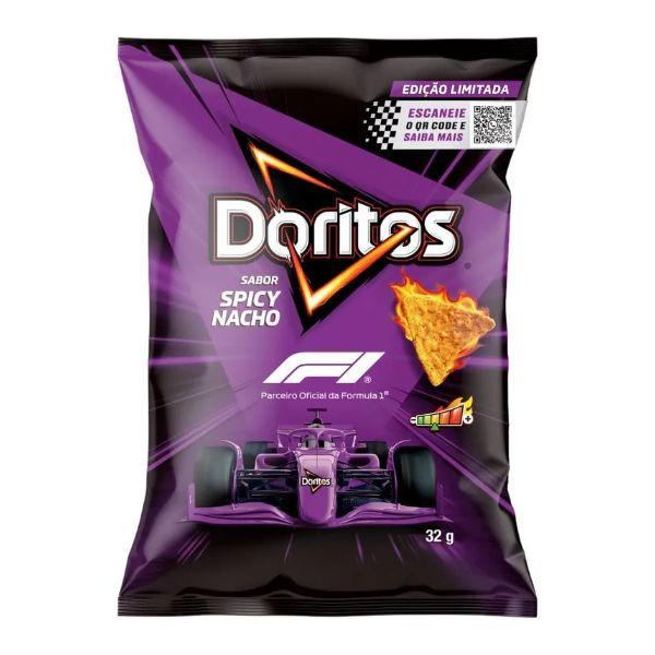TORTILHA DORITOS SPICY NACHO 32G**