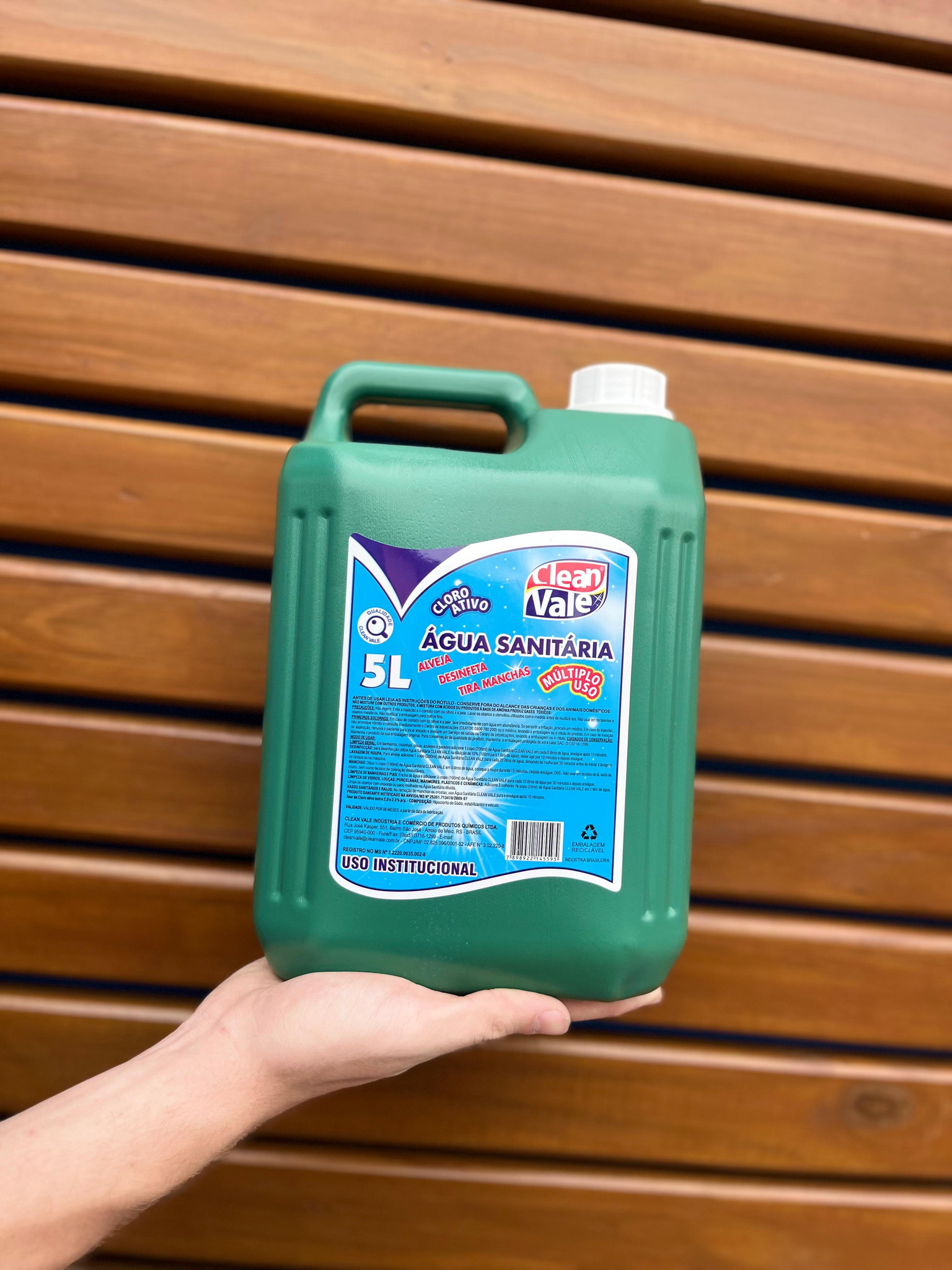 AGUA SANITARIA CLEAN VALE 