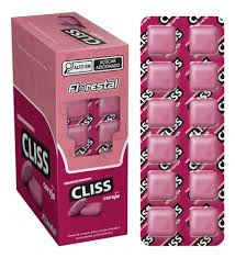 Chiclete Cliss Cereja