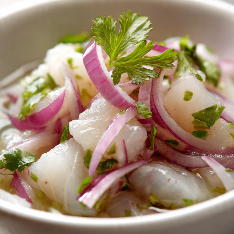 CEVICHE DE PEIXE BRANCO