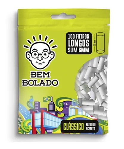 FILTRO BEM BOLADO CLASSICO LONGO C/ 100 UNIDADES