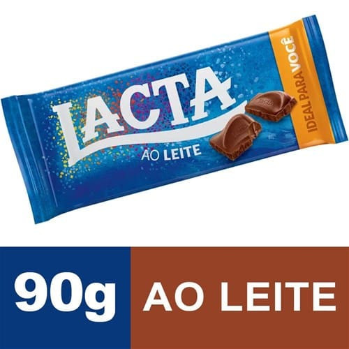 Chocolate Ao Leite Lacta 90g