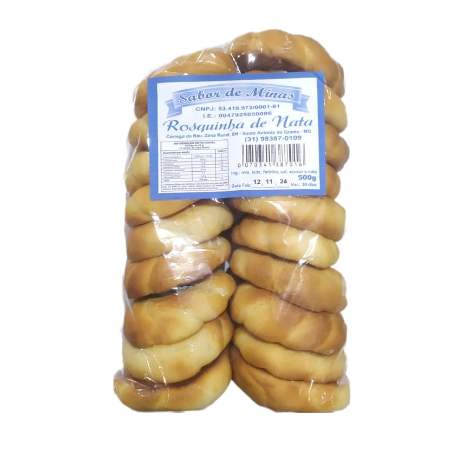 ROSQUINHA DE NATA SABOR DE MINAS 500G