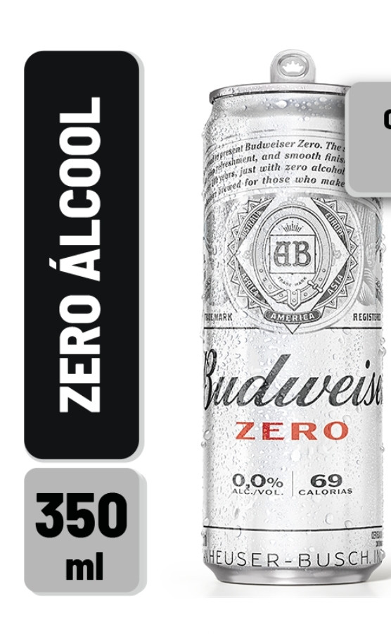 Budweiser sem álcool 