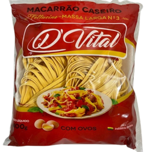 MACARRAO CASEIRO D´VITAL C/ OVOS "LARGA" 400G