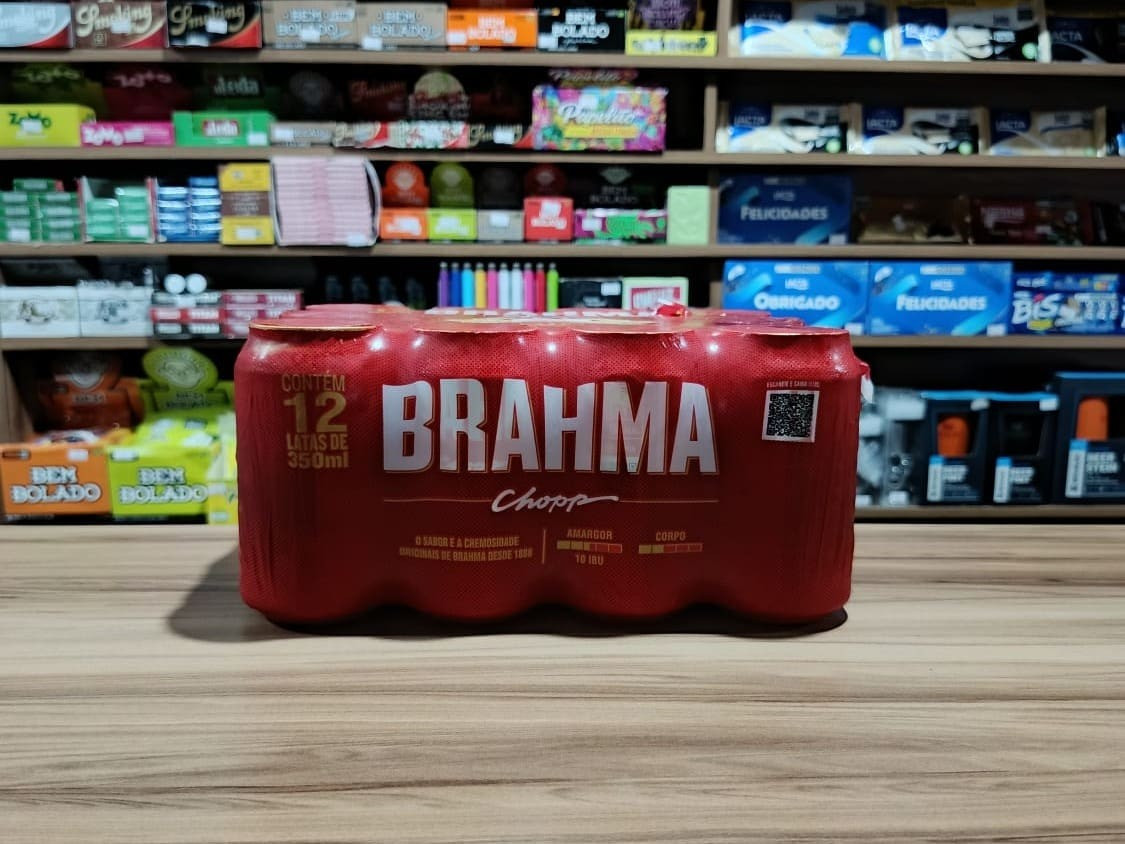 CERVEJA BRAHMA CAIXA 350ML