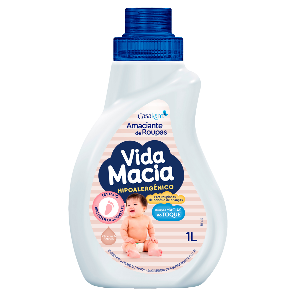 AMACIANTE VIDA MACIA GLICERINA E ALGODAO 1L