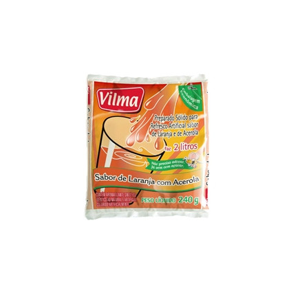 REFRESCO VILMA 240G LARANJA/ACEROLA