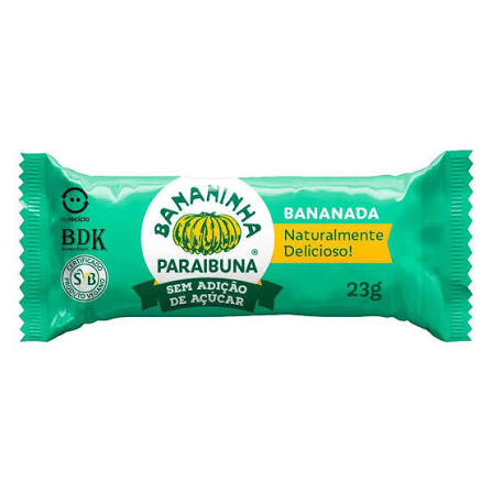 BANANINHA PARAIBUNA SEM AÇÚCAR