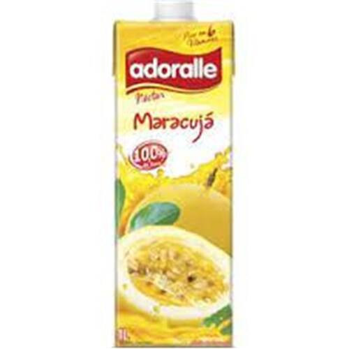 Suco Pronto Adoralle Néctar de Maracujá Embalagem 1 Litro
