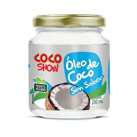 Oleo De Coco Sem Sabor 200ml Coco Show