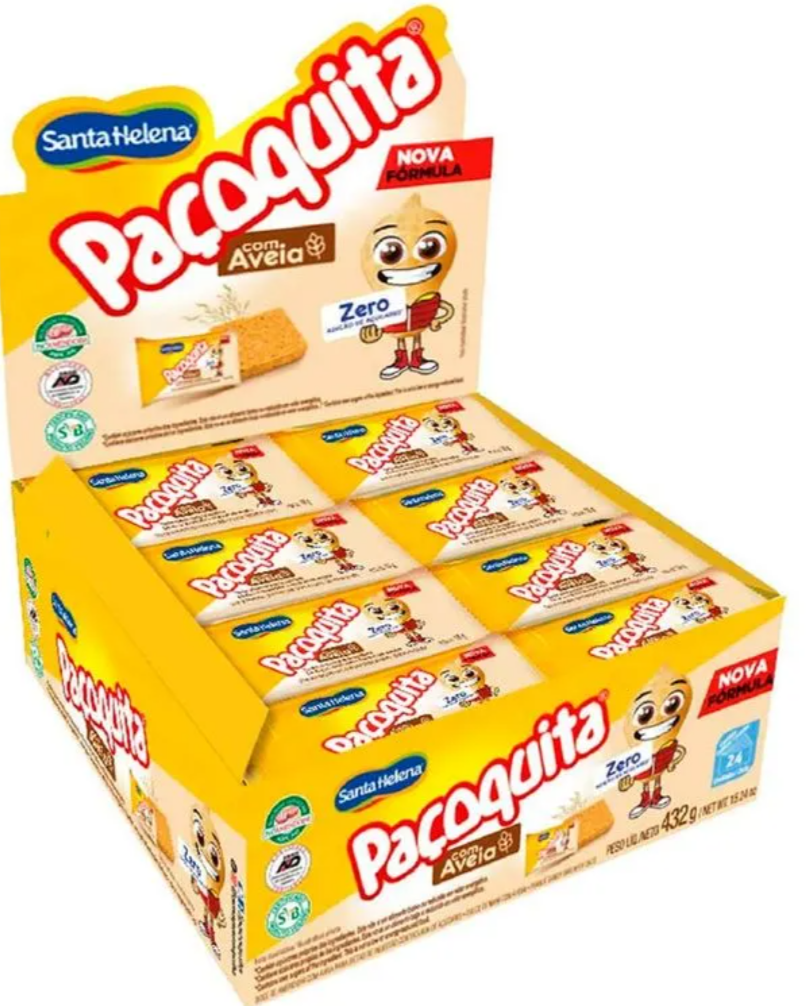PAÇOQUITA DIET AVEIA 18G UNID (FOTO ILUSTRATIVA)
