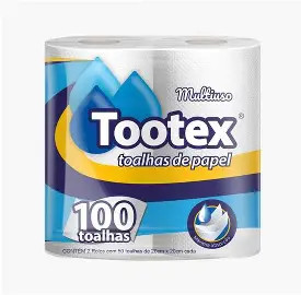 Papel Toalha 2 Rolos (Tootex) 2 Rolos