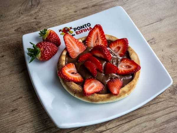 Esfiha de Nutella c/ Morango