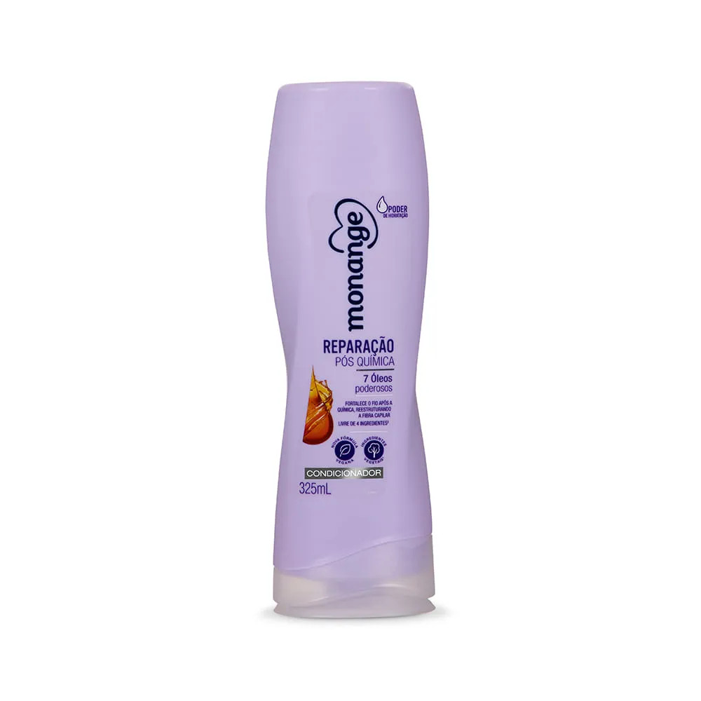 CONDICIONADOR MONANGE PÓS QUÍMICA 7 ÓLEOS POD. 325ML