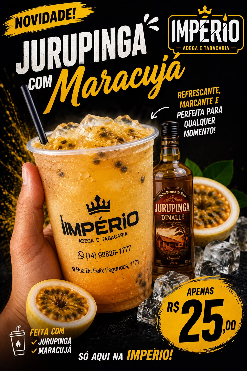 BATIDINHA MARACUJA C/ JURUPINGA