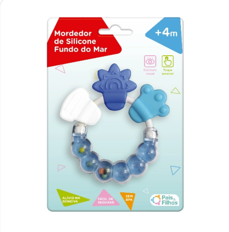 Mordedor de Silicone - Fundo do Mar