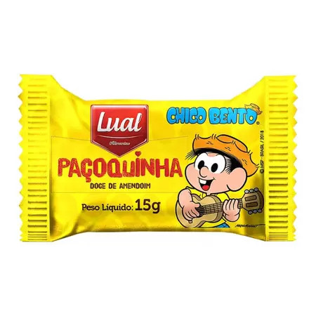 PAÇOQUINHA LUAL ROLHA 15G