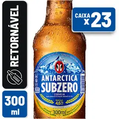 Cerveja Antarctica Subzero Retornável 300ml 