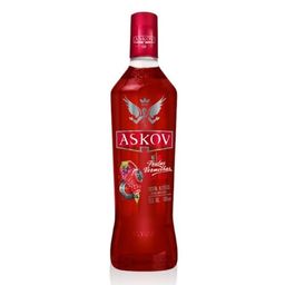 Vodka Askov Frutas Vermelhas Garrafa 900ml