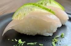 niguiri de peixe branco