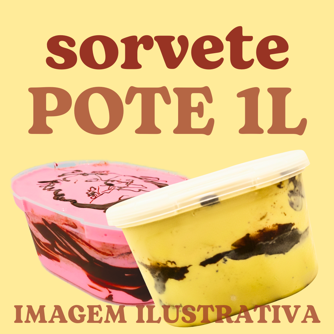 SORVETE DE DOCE DE LEITE 1L