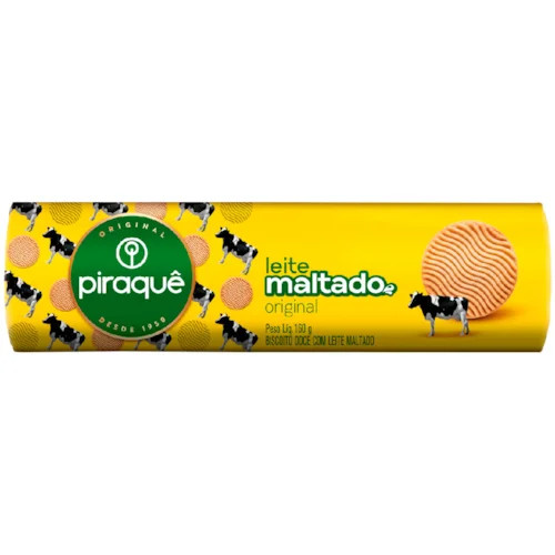 Biscoito Doce piraque Leite Maltado 160g