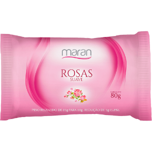 SABONETE MARAN SUAVE ROSAS 80G