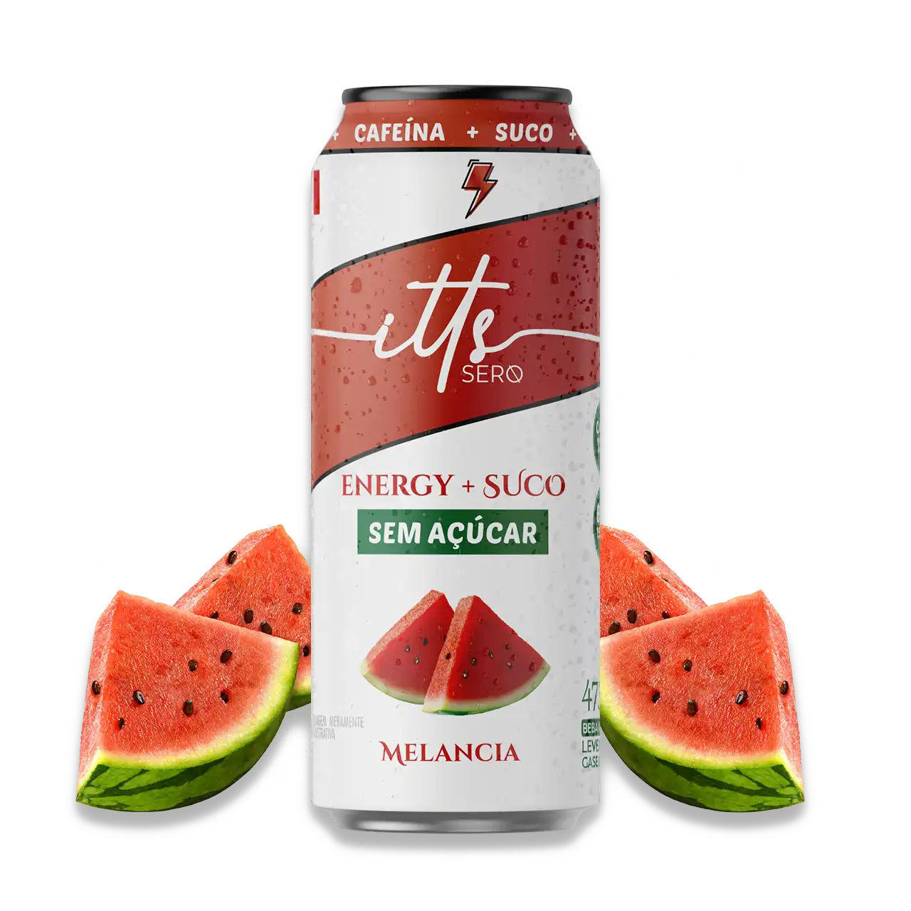 Itts Sero Energy + Suco 473ml  ( Sabor melancia ) 