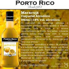 Coquetel Porto Rico Marcujá 940ml