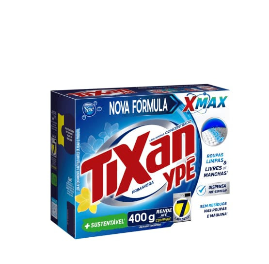 Sabão em Pó Primavera Tixan Ypê 400g