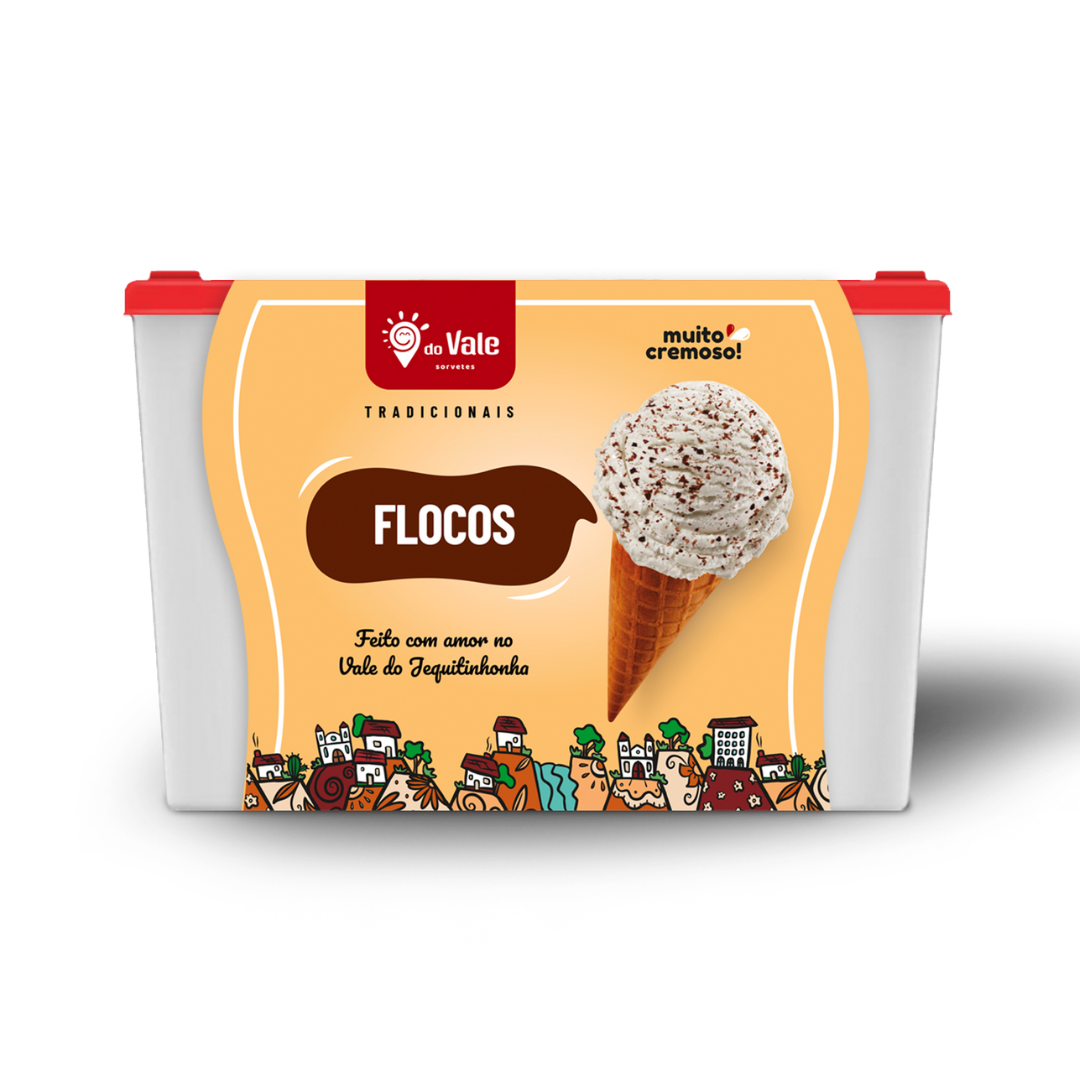 SORVETE 2L FLOCOS 
