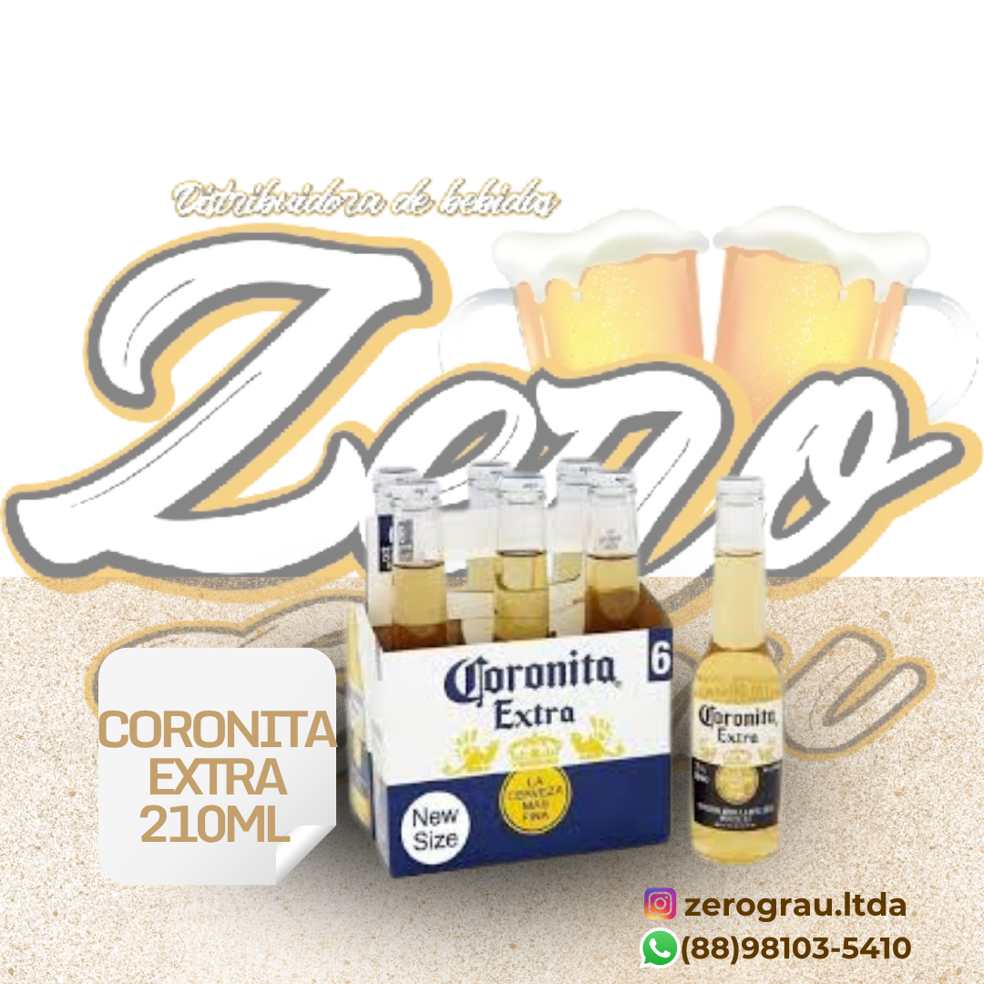 CERVEJA CORONITA EXTRA LONG NECK 210ML