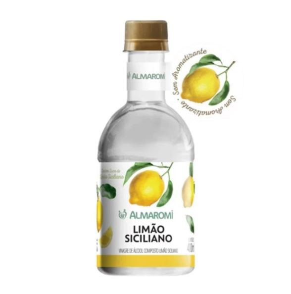 VINAGRE DE LIMAO SICILIANO 400ML ALMAROMI