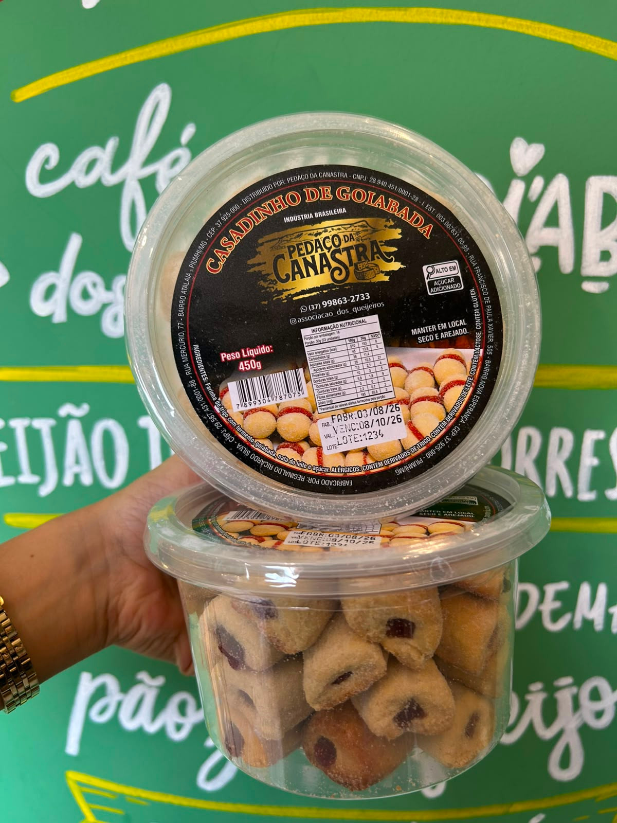 Casadinho de Goiabada  Pedaco da Canastra  - 450g