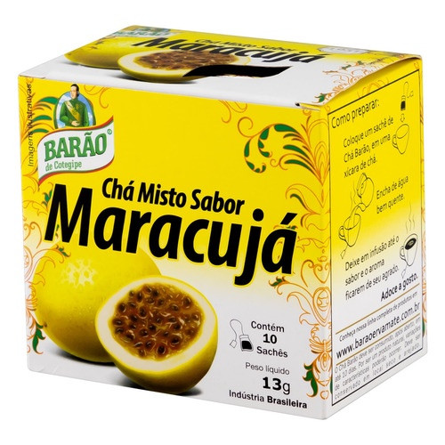 CHA BARAO MARACUJA 13G C/10UN