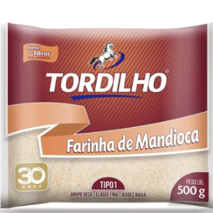FARINHA MANDIOCA TORDILHO FINA BRANCA 500G