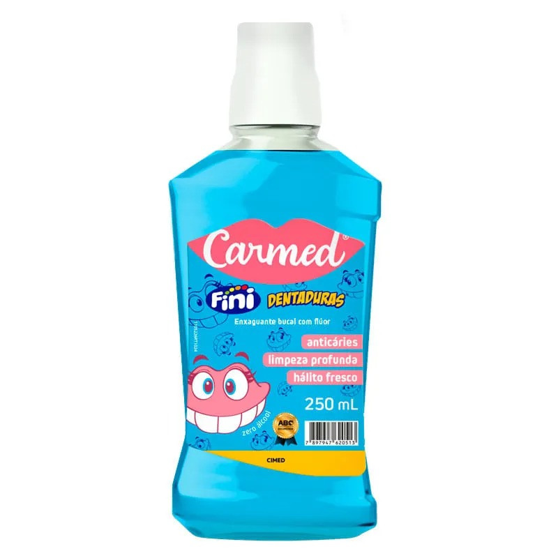 Enxaguante bucal com flúor Carmed