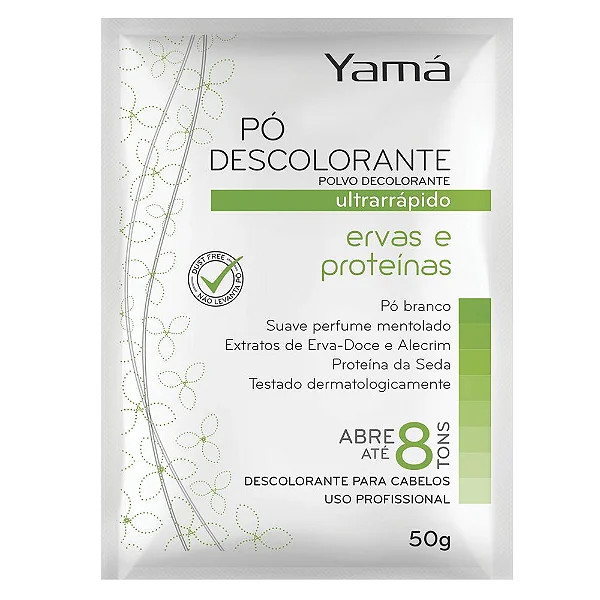 PO DESCOLORANTE YAMA ERVAS E PROTEINAS 50G