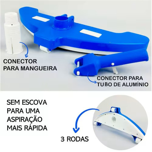 ASPIRADOR - NETUNO JUMBO (ABS 3 rodas)