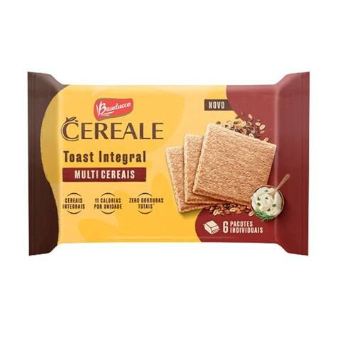 Torrada Integral Toast Cereale Multi Cereais Bauducco 128g