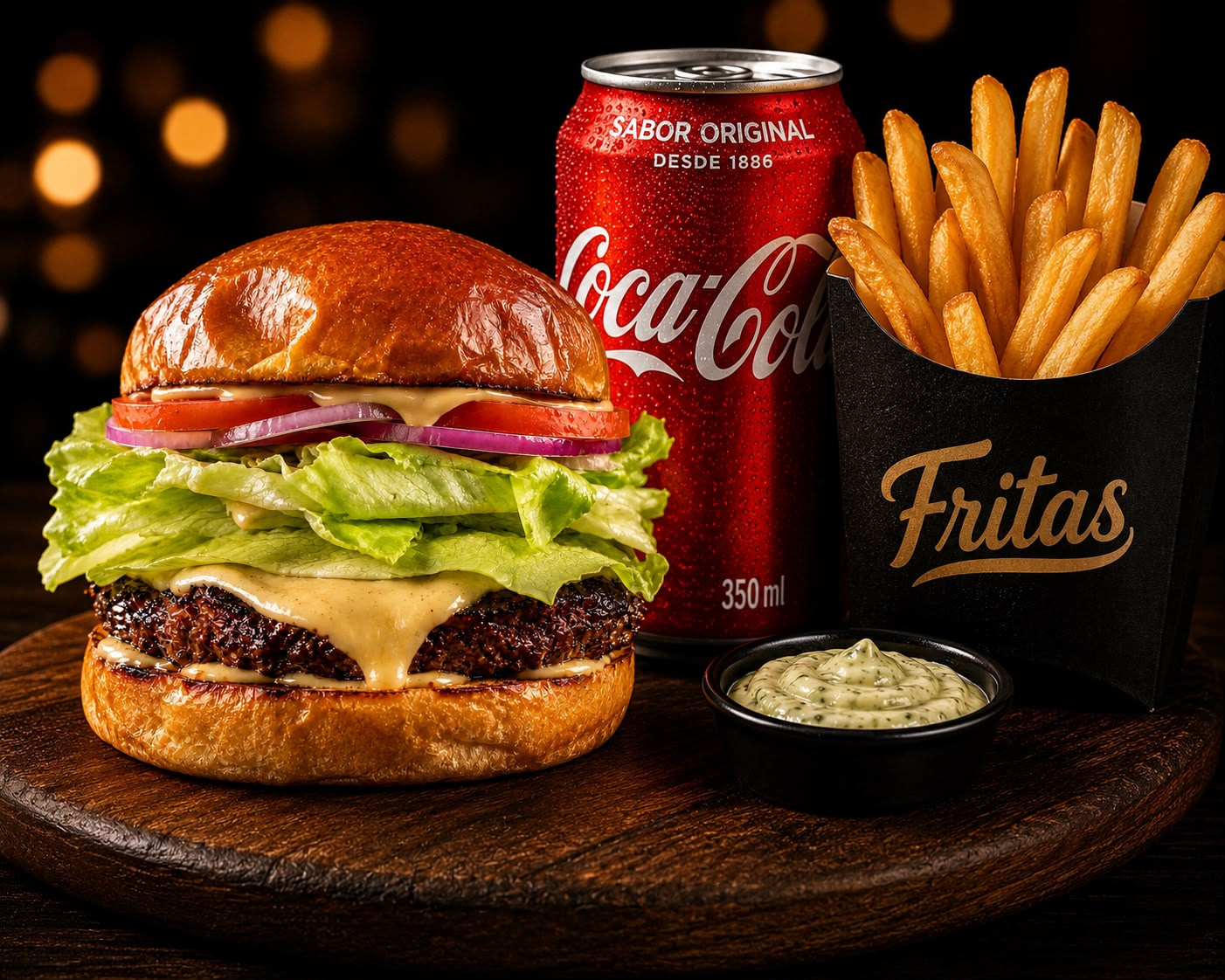 COMBO BURGER SALADA 