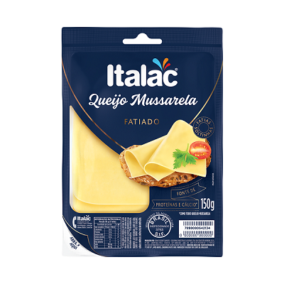 Queijo mussarela italac 150 g (Encartelado)