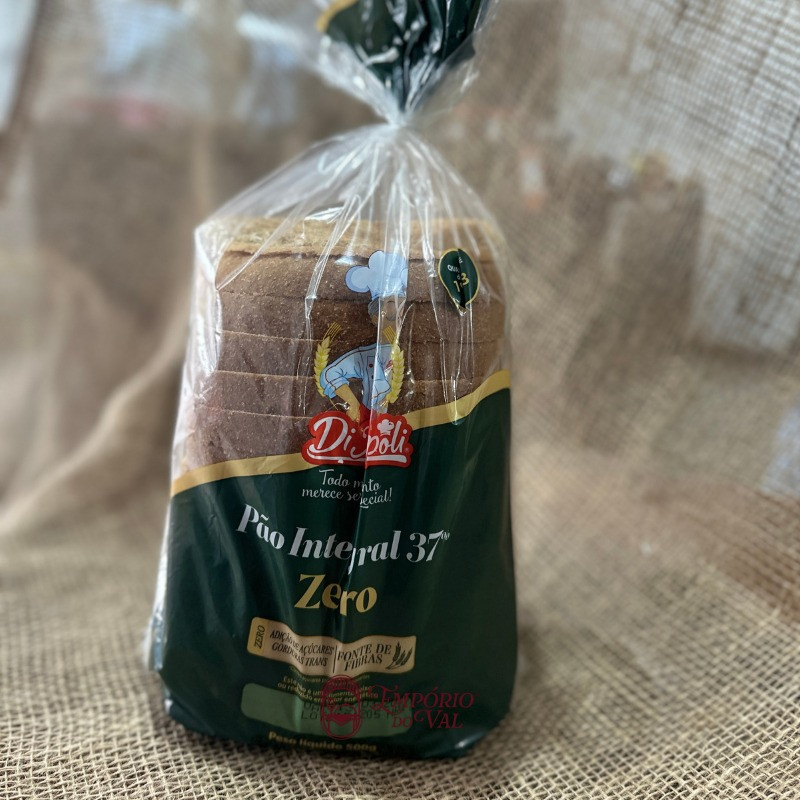 Pão 37% Integral Zero