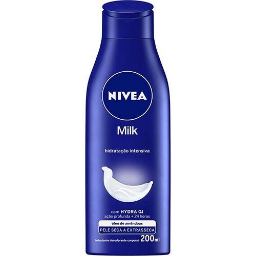 Hidratante Nivea Milk Pele Seca e Extrasseca Embalagem 200ml