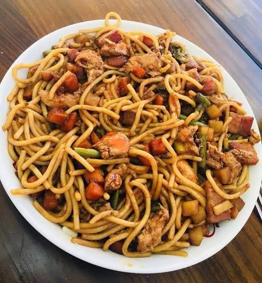 Macarrão na chapa